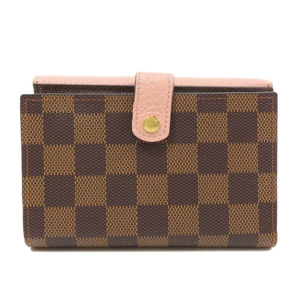 Louis Vuitton Compact Portefeuille Damier Pink Bi Rose Normandie Ballerine Pink